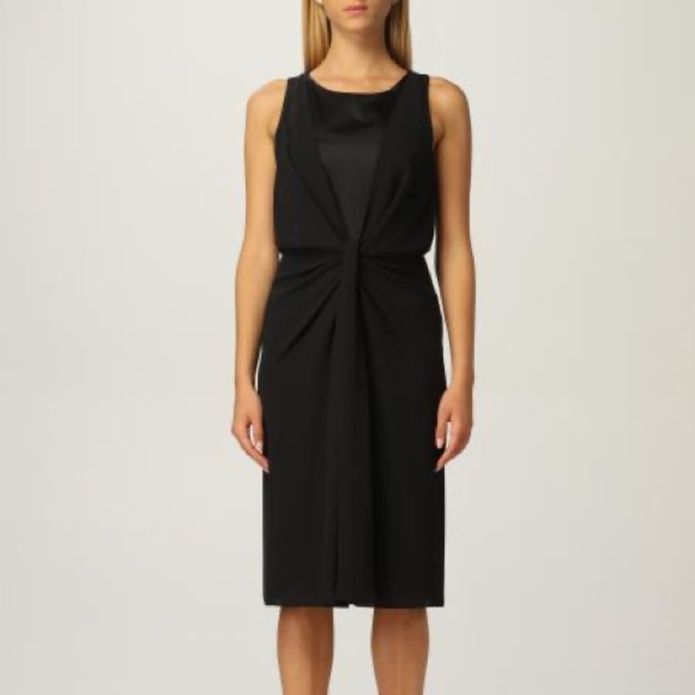 NWT Emporio Armani draped dress size 44
